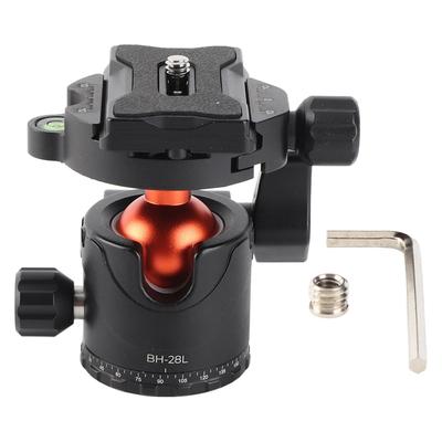 Metal Tripod Ballhead Aluminum Alloy Panoramic Tripod Head 1 4 Inch Screw Mount Panoramic Ballhead With Quick Release