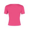 Women's Summer Short Sleeved Square Neck Sexy Slim Fit T-shirt