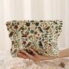 Corduroy Cosmetics Storage Bag Large Capacity Portable Travel Toiletry Bag Zipper Closure Makeup Bag Travel/Home/Business Trip