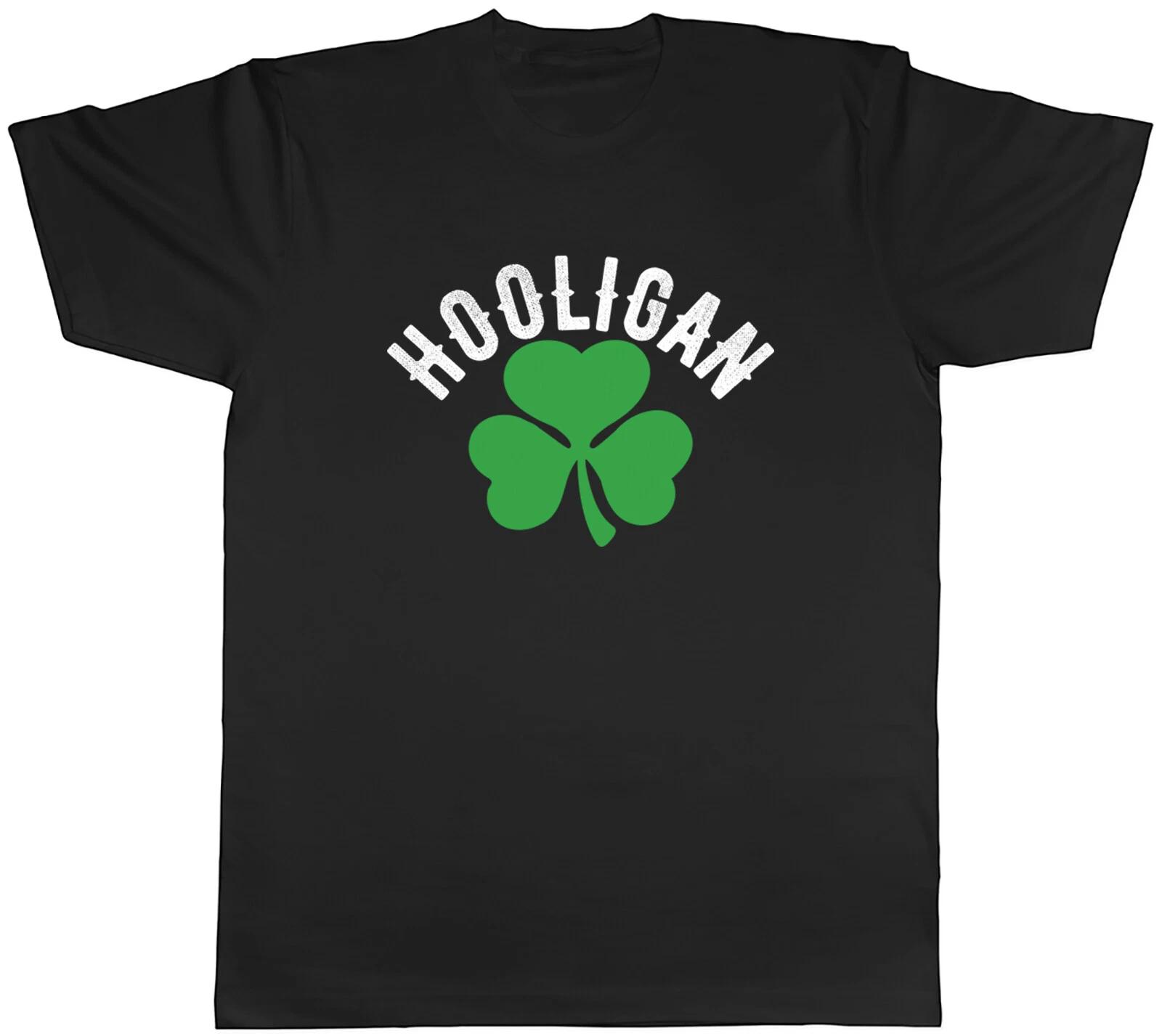Hooligan Irish Clover Mens T-Shirt St Patrick s Day Tee Gift XXXL