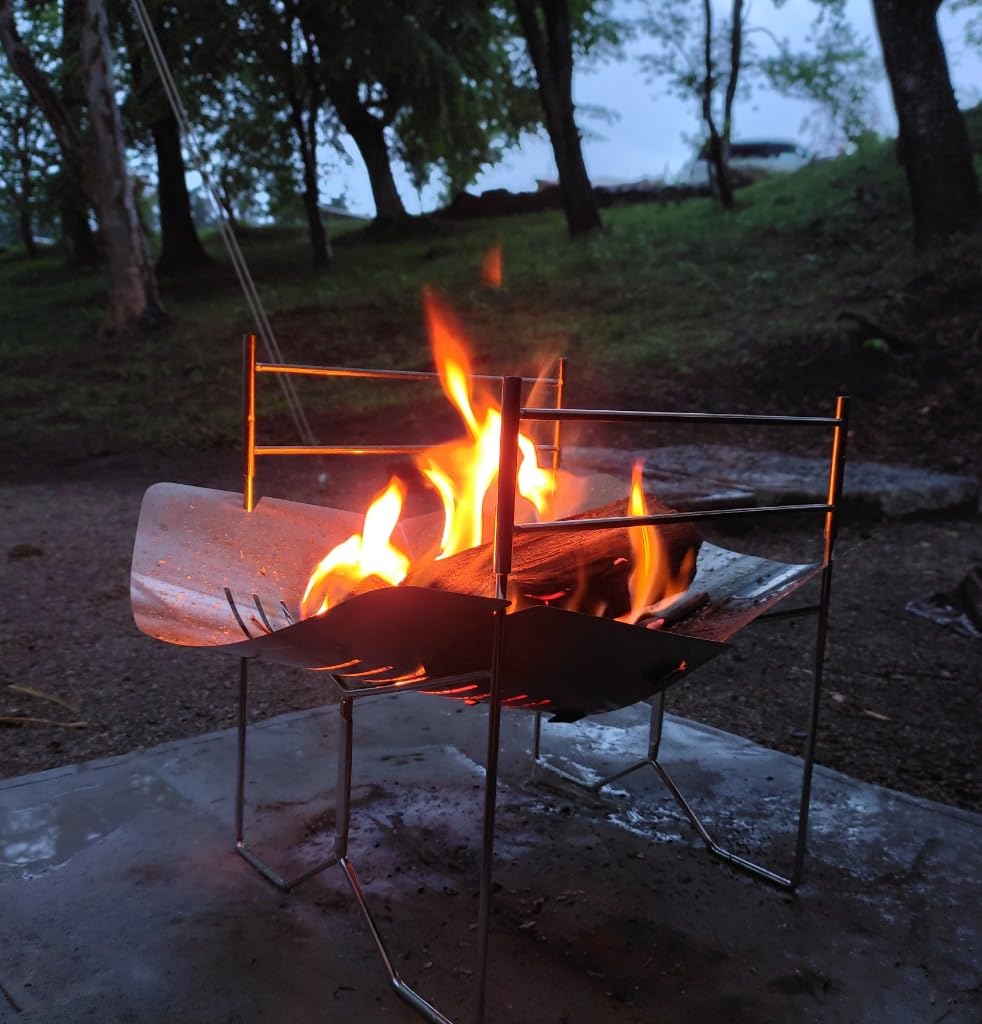 Solo Grill Bonfire Stand Solo Bonfire Stand Bonfire Grill Stainless Steel Foldable 304 Canvas Case [Product]
