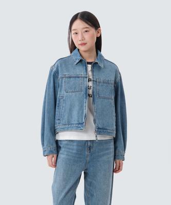 Snowpeak Apparel Women'S Denim Jacket (S25Zwfjk77) Blue