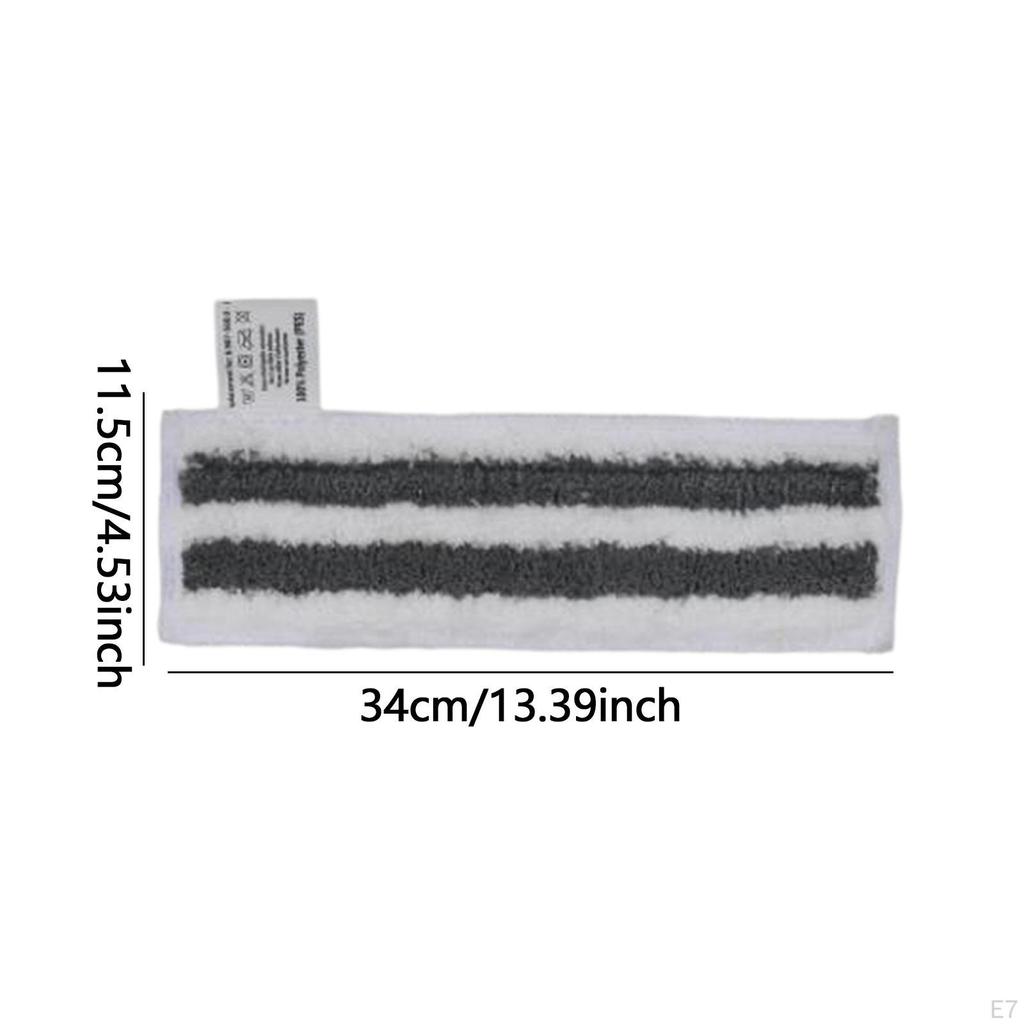 3 Pieces Floor Mop Covers, Washable Cloth Mat, Dry or Wet Pads, Heads Replacement Cleaning Pad