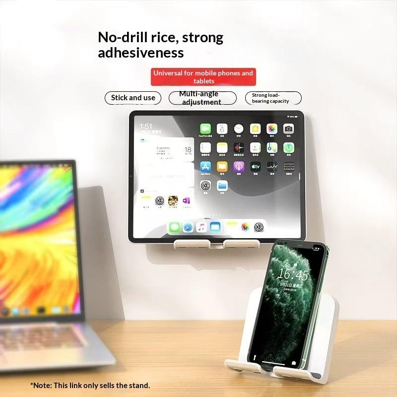 1 Pcs Portable Wall Mount Shower Phone Holder Adjustable Self-Adhesive Cellphone Stand Universal Stand