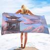 Oversized Microfiber Sand Free Towels Pool Beach Towels Quick Dry Beach Towel Chinese Style Beach Towel for Women and Men