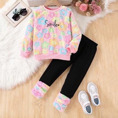 Kids' Long-Sleeve Top Set - Casual, Stylish & Versatile Children's Outfit
