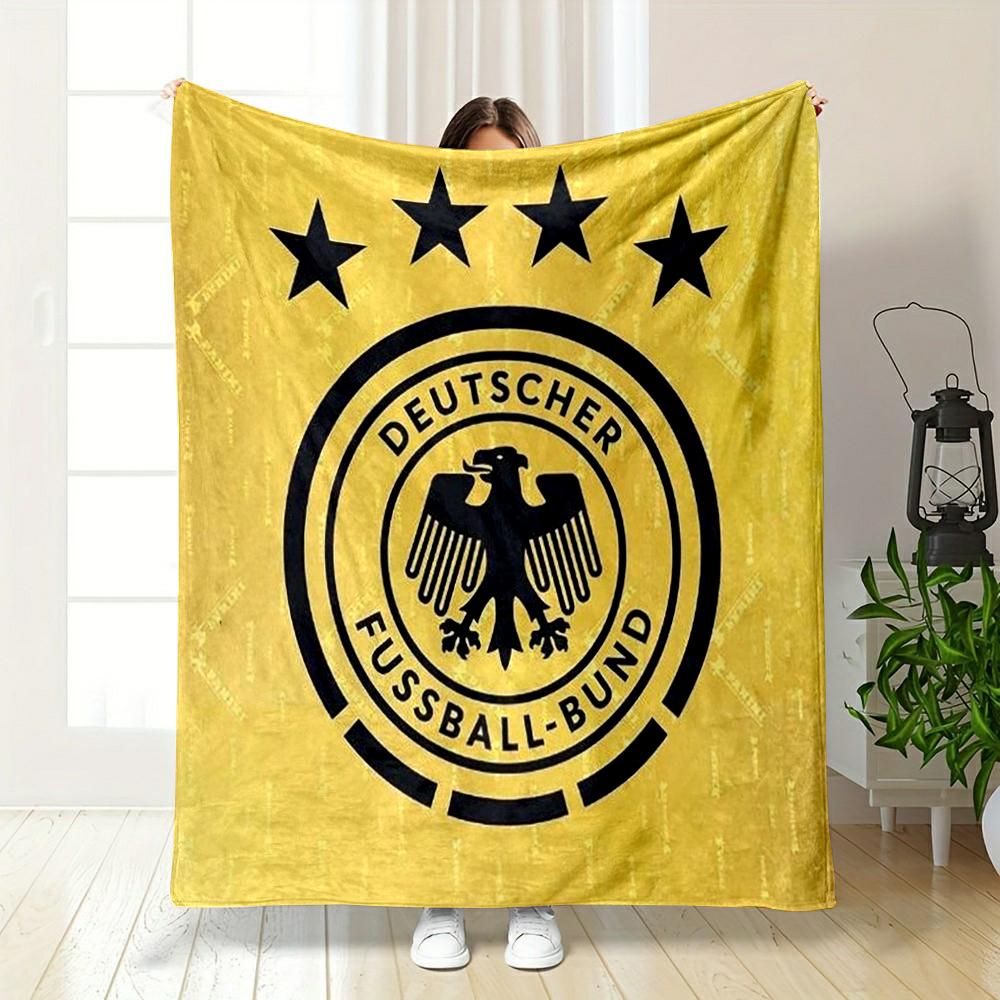 German Soccer Team Designed Flannel blanket for bedroom, living room, sofa, and nap