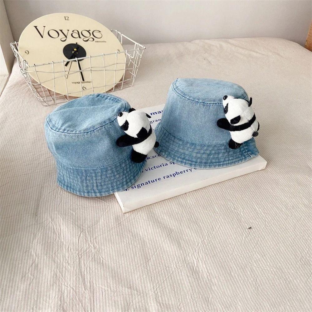 Korean Style Children Sun Visor Hat Cowboy Baby Fisherman Hat Breathable Basin Hat  Travel
