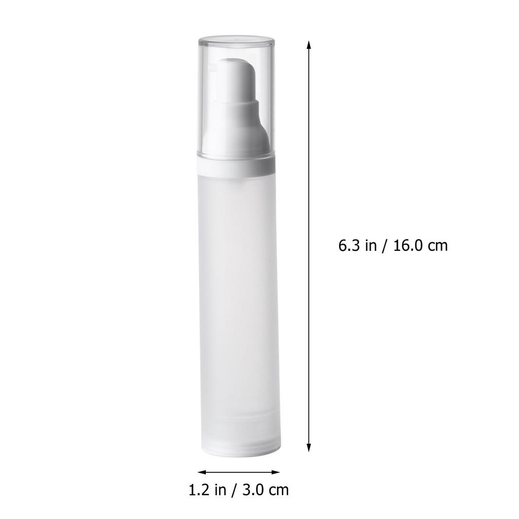 3Pcs 50Ml Frosted Plastic Lotion Bottles Storage Containers Leakproof Emulsion Bottle Empty Bottle for Travel Skincare
