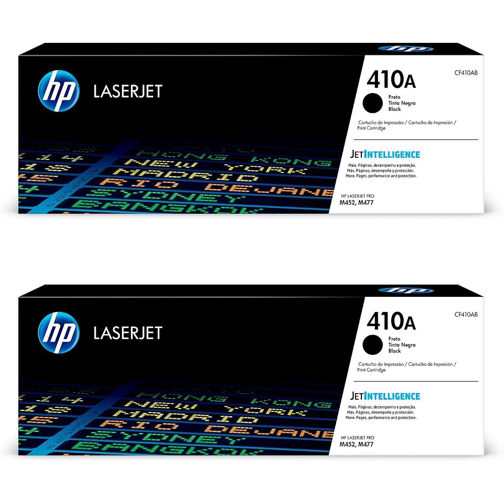 410A | CF410A | Toner Cartridge | Black - 2 Pack