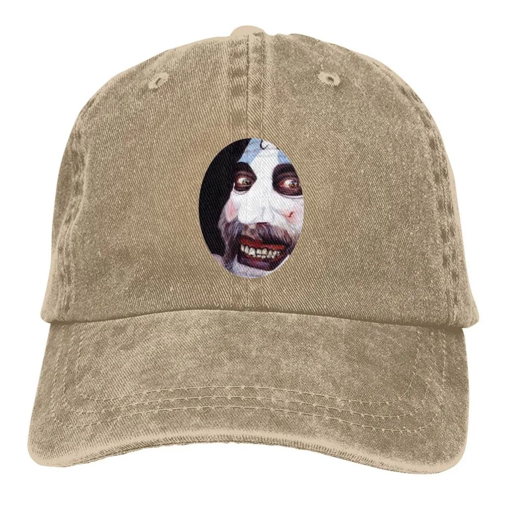 2026 Captain Spaulding Funny Outfit Men Women Baseball Cap Distressed Denim Washed Hats Cap Fashion Outdoor Summer Sun Cap