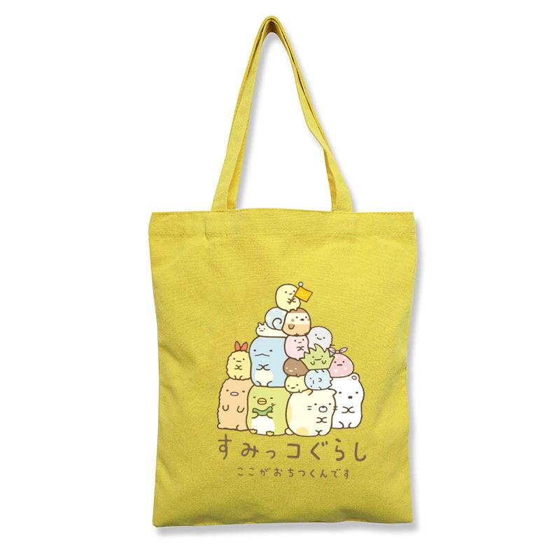 Corner Creature Cute Canvas Bag Tote Bag Printed Cloth Bag Shopping Tote Bag