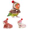 Thickened Winter Parrot Cloak Breathable Peony Parrot Windproof Clothes  Tiger Skin Parrot
