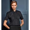Premier Womens/Ladies Short Sleeve Pilot Blouse / Plain Work Shirt