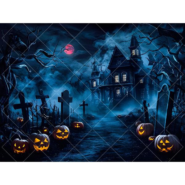 Beenle Halloween Party Background Horror Night Ghost Shadow Terror Zombie Scene Photoshoot Photography Backdrop Photo Studio23