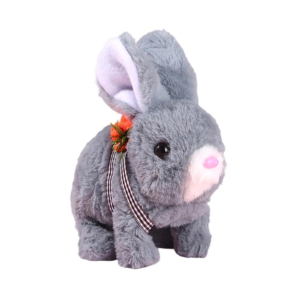 Bunny - My Realistic Bunny Toy - Realistic Interactive Bunny Toy - Jumps, Twitches And Shakes Ears, Lifelike Bunny Moves, Happy Bunny