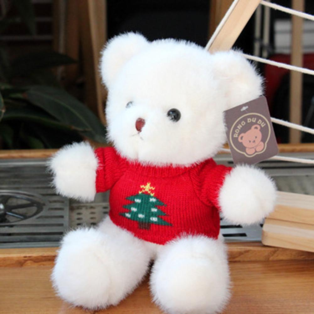 

Christmas Christmas Bear Teddy Bear Doll Doll Plush Doll Toy New Year s Eve Gifts 30Cm 8-inch grab machine doll