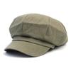 Universal Chemistry Stripe Beige Belted Newsboy Cap