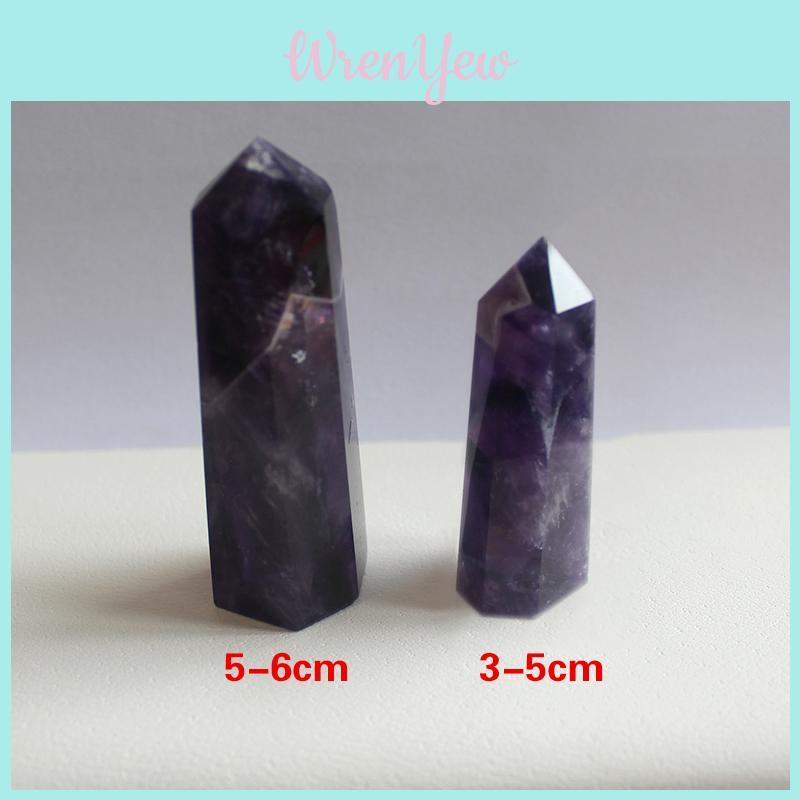 Exquisite Natural Purple Dream Amethyst Quartz Crystal Stone Point Hexagonal Wand