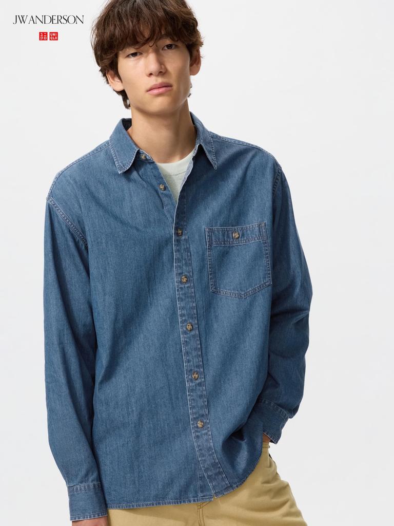 Uniqlo Japan Light Denim Oversized Shirt