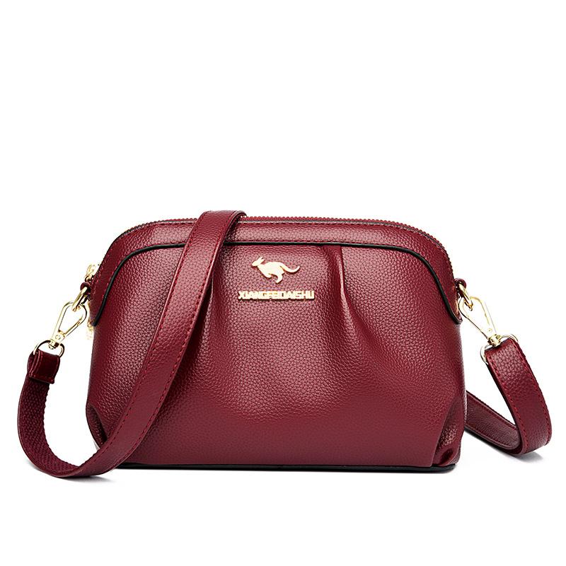 Luxury Soft Leather High-Quality Women's Messenger Bag