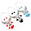 Ethnic Style Simulation Gemstone Decoration Women Necklace With Tassel Design For Casual Wear