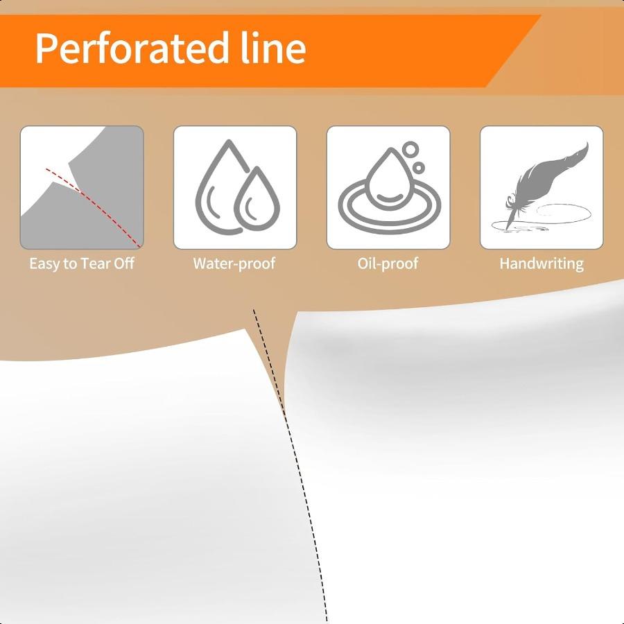 Thermal Printer Paper 8.5 x 11 Thermal Papers Continuous Thermal Printer Paper Multipurpose Thermal Paper for JADENS Itari M08F