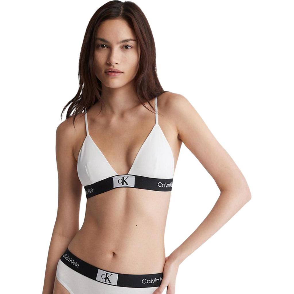 Calvin Klein Wireless Triangle Cup Bra Women underwear White QF7217-110