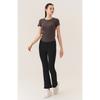 Huit 25fw Wrap Style Bootcut Leggings Htwle5k50t