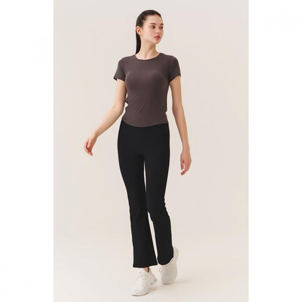 Huit 25fw Wrap Style Bootcut Leggings Htwle5k50t