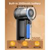 Fabric Shaver Electric Lint Remover Rechargeable Lint Shaver Digital Display Fabric Sweater Shaver 3 Speeds 6 Leaf Blades for Clothing To Remove