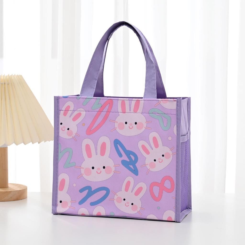 Cartoon Thickened Square Bento Lunch Bag for Kids