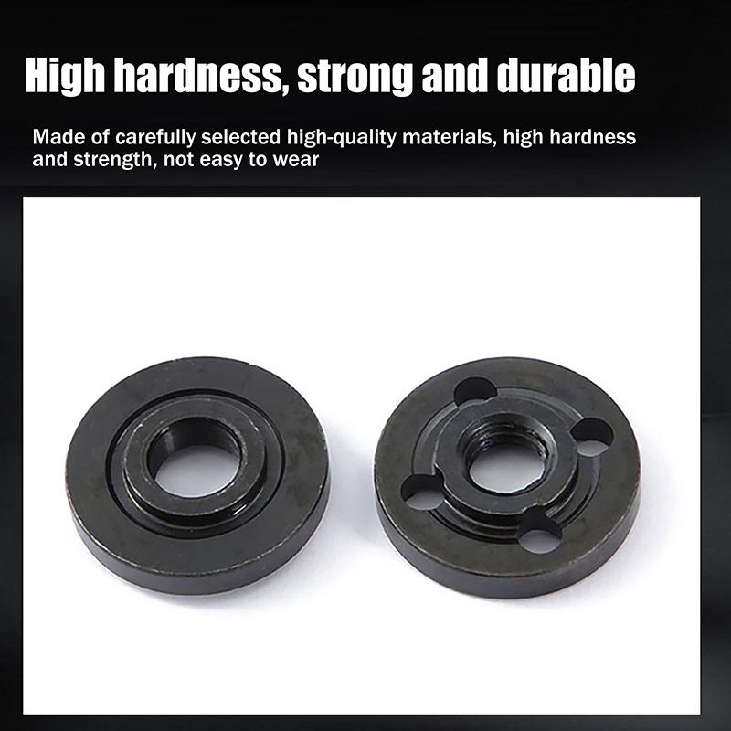 1 Paar Winkelschleifer Metall-Druckplatte Innen-Außenflansch Mutter Gewinde Ersatzwerkzeuge für 20 mm 22 mm Bohrung Trennscheiben