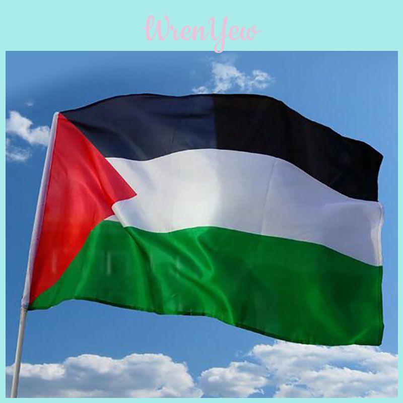 Flag Palestine 150x90cm Large Polyester Freedom Gaza Palestinian Decor Festival