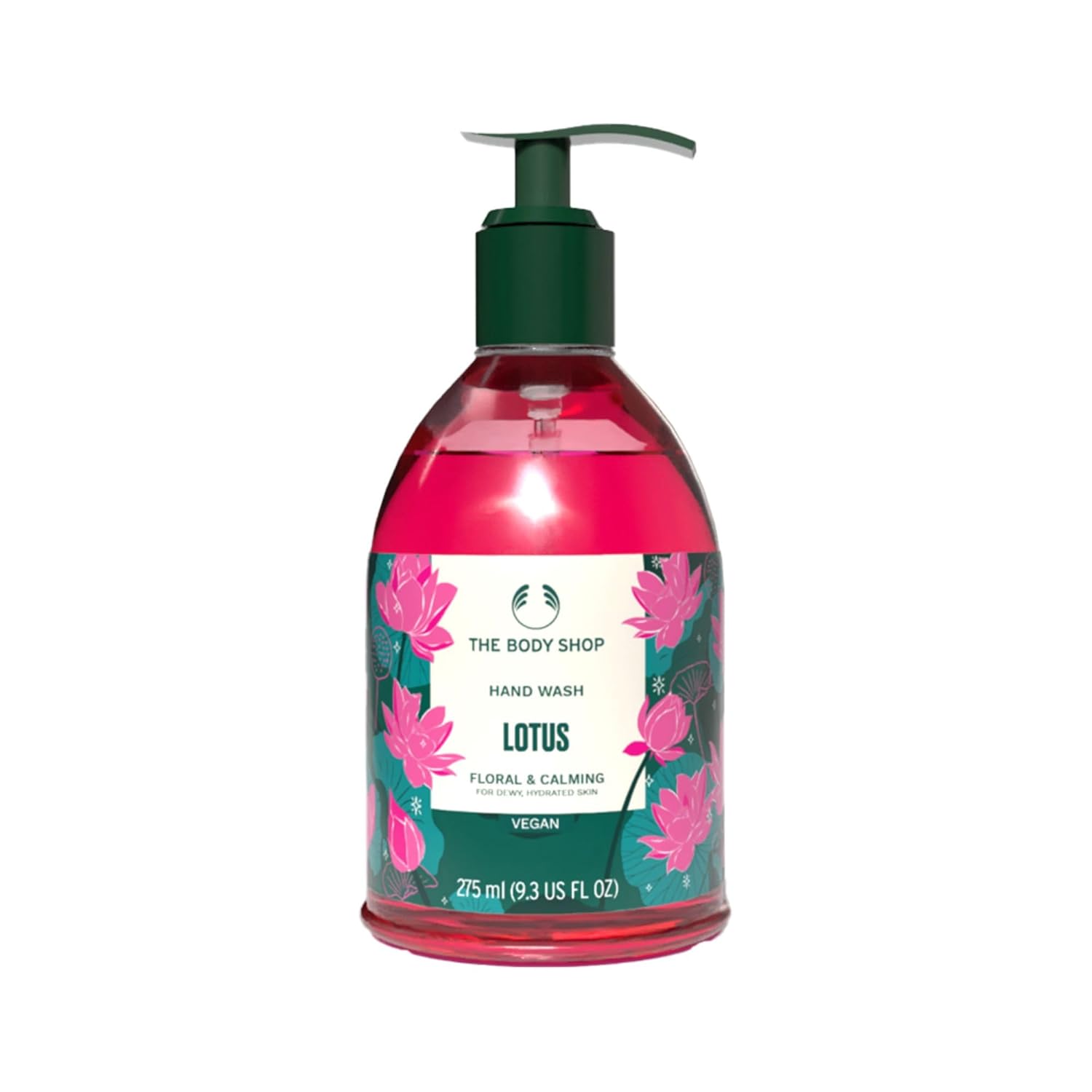 

The Body Shop Lotus Hand Wash 275 ml Vegan Gentle Cleanser With Fresh Floral Scent For Daily Hand Care