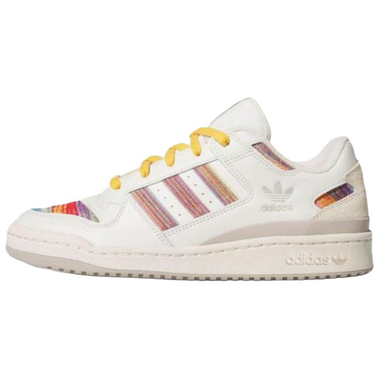 

adidas Forum Low CL Serape Pack - White Scarlet Blue Bird Unisex Sneakers Cloud-White Better-Scarlet JQ2641 41⅓
