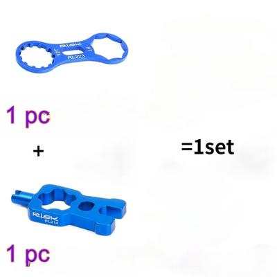 2 Τεμ/σετ Κλειδί Πιρουνιού Ποδηλάτου Εργαλεία Επισκευής και 4 σε 1 Κλειδί Αφαίρεσης Βαλβίδας Ποδηλάτου Εργαλείο Αφαίρεσης Βαλβίδας Ποδηλάτου Πολλαπλών Λειτουργιών