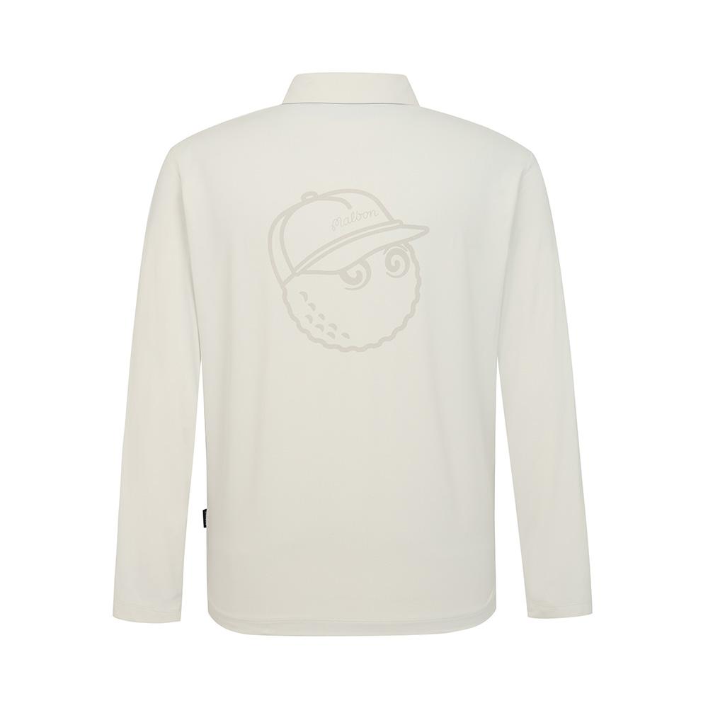 MALBON GOLF Ice Polo Shirt Light Gray (Man)