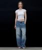 Aendeuel Balloon Curved Denim - Blue