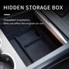 Heenvn Upgrade For Tesla Model 3 Highland Model Y Juniper Model YL 2026 Center Console Armrest Storage Box Organizer ABS Tray