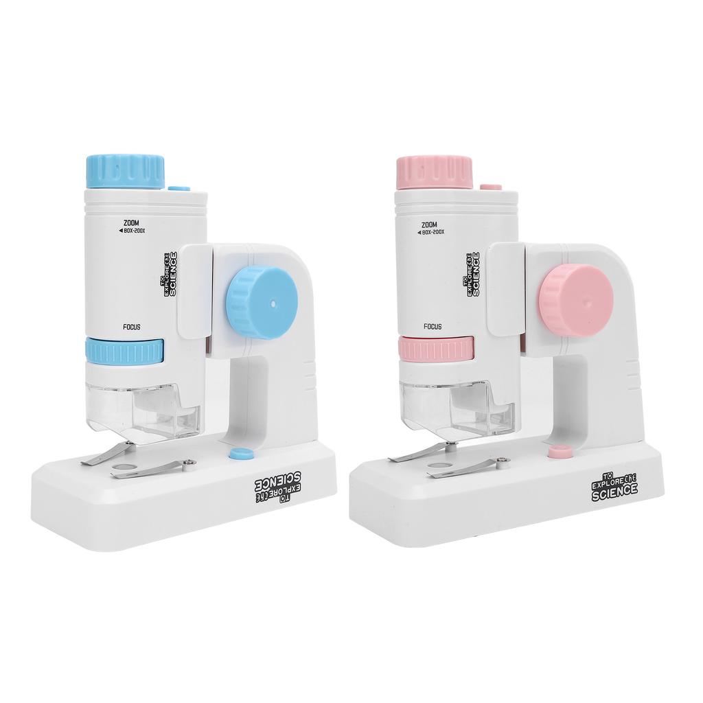 Kids Microscope Portable Miniature Microscope High Definition Science Experiments Set for School Out