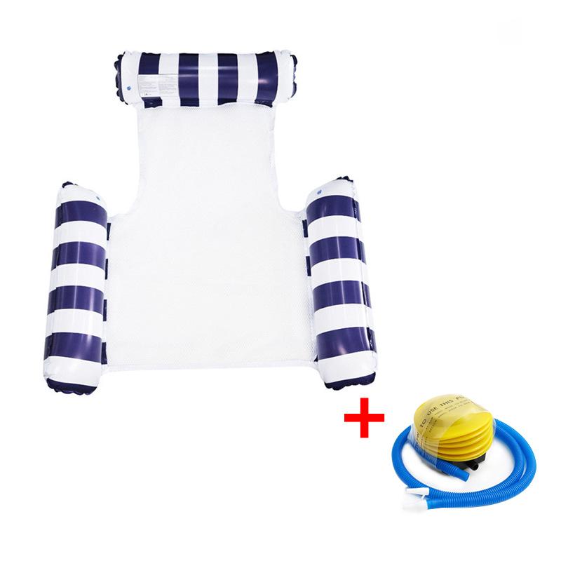 Exclusive Three-Tube Inflatable Water Floating Bed for Adults - Thickened PVC, Foldable Design