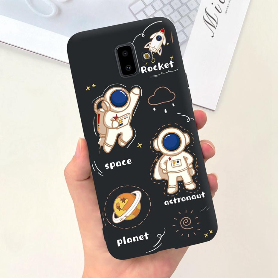 Handyhülle für Samsung Galaxy J6 Plus 2018 Niedliches Tier Cartoon Süßigkeitenfarbe Weiches Silikon TPU Hülle für Samsung J6 J 6 J6Plus