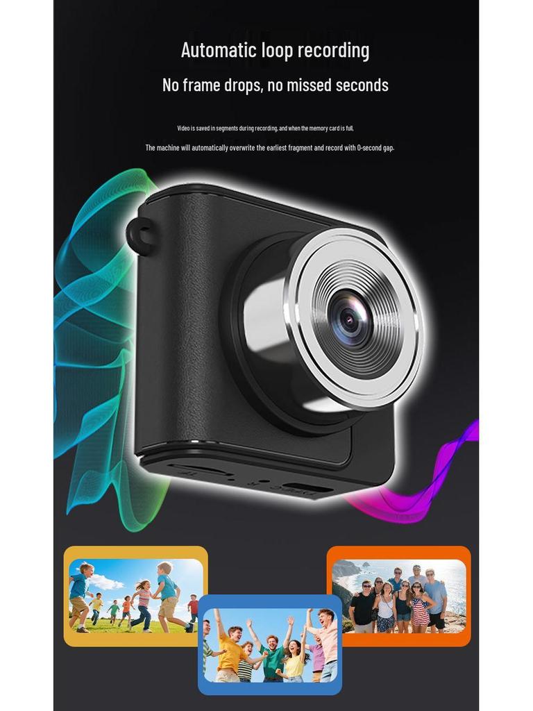 Retro 1080p GoPro-Style Mini Sports Camera with Screen, Ideal for Kids' Photography - Perfect Gift for Girls