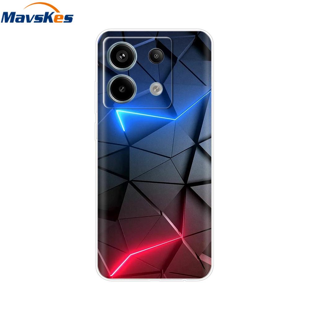 For Redmi Note 13 Pro 4G 5G Fundas Cover TPU Silicon Protective Case For Xiaomi Redmi Note13 13Pro Phone Clear Back Cover Bumper