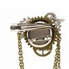 Steampunk Anime Mechanical Gear Brooch Hair Clip Metal Barrettes Unisex Punk Badge Chest Pin Halloween Party Accessory