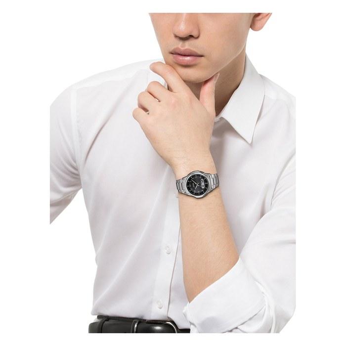 Casio Wave Ceptor WVA-M630TDE-1AJF Solar Radio Watch - Silver