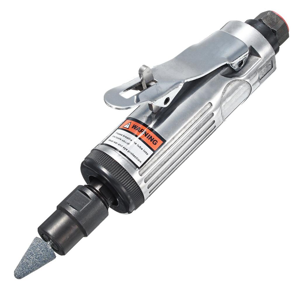 Mollytek 16-Piece Air Die Grinder Set for Polishing and Grinding, 1/4" Air Rotary Tool, 10 Types of Grinding Wheels, with Storage Case