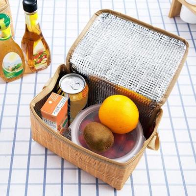 Borsa da Picnic per Esterni Termica Isolata Borsa Frigo Porta Pranzo Borse da Picnic Portatili Cesto da Picnic