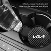 Car Interior Cup Holder Coaster Anti Slip Waterproof Pad Valve For KIA EV6 Stinger RIO Sorento Picanto Ceed Borrego Syros K4 K5 Zpjm80